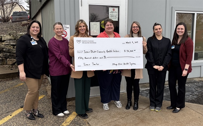 Scenic Bluffs Awarded $50,000 Mayo Clinic Health System Launch Grant to Support Mobile Dental Unit